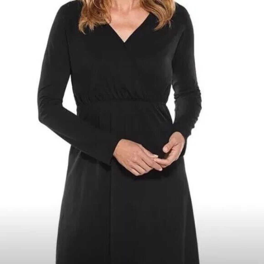 Coolibar UPF 50+ Protection Modest Little Black Dress XS - Picture 2 of 6